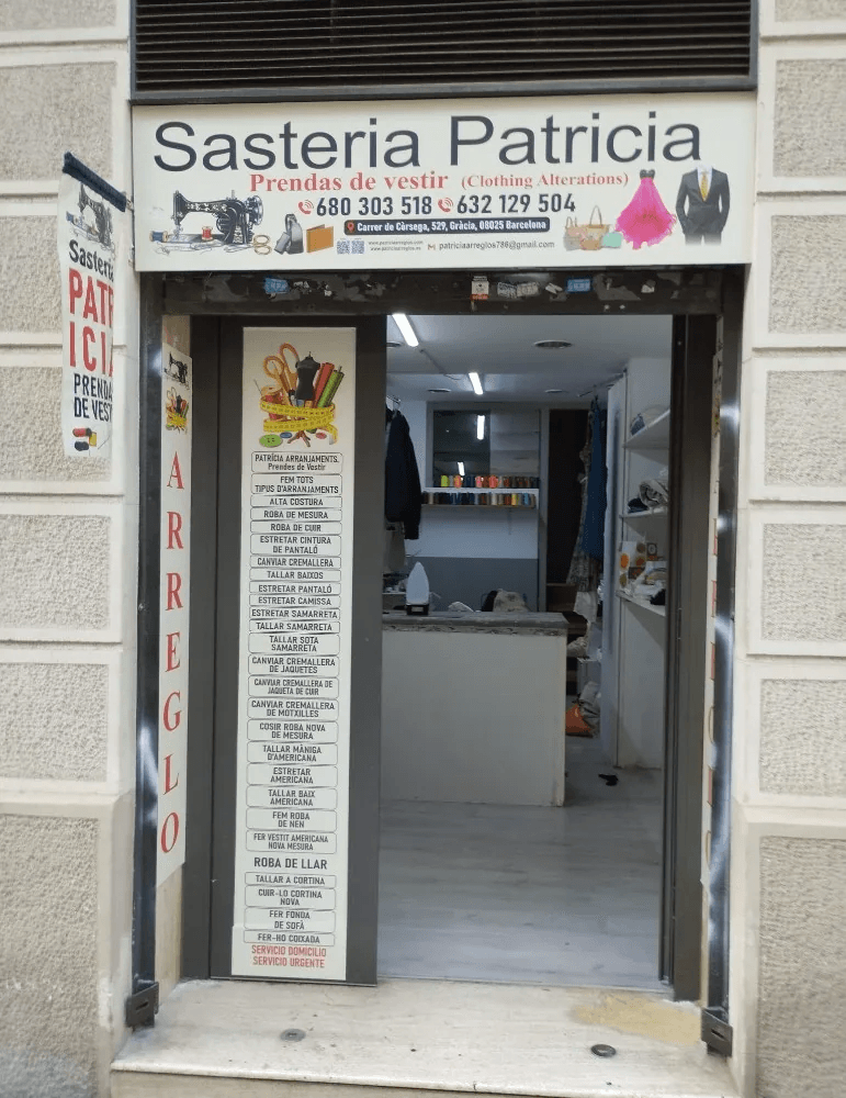 Sasteria Patricia, Barcelona