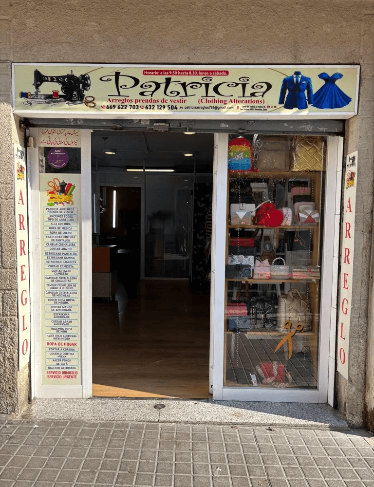 Patricia Arreglos Prendas de Vestir, Barcelona